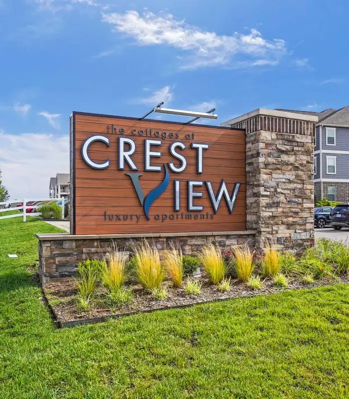Cottages at Crestview Sign